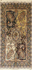 Silk & Fine Persian Tabriz Traditional Wool Rug 308 x 198 cm (10.1 x 6.5 ft)