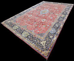 Silk & Fine Persian Qum Traditional Wool Rug 610 x 410 cm (20.01 x 13.45 ft)