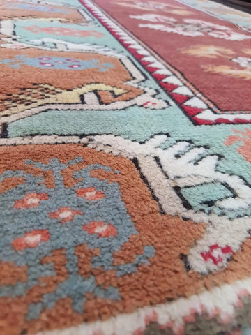 Old Turkish Milas Antique Rug 140 x 90 cm (4.59 x 2.95 ft)