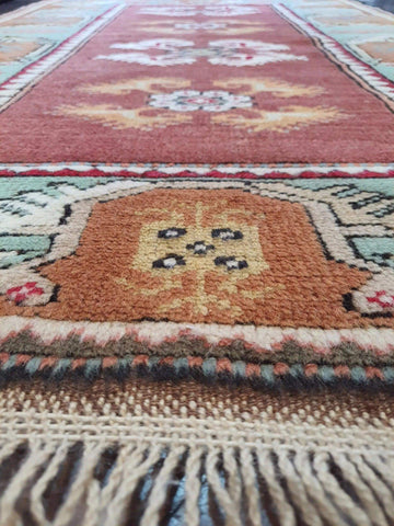 Old Turkish Milas Antique Rug 140 x 90 cm (4.59 x 2.95 ft)