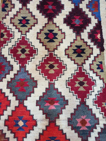 Persian Shiraz Qashqai Wool Rug 150 x 79 cm (4.92 x 2.59 ft)