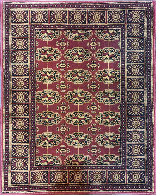 Power loom Traditional Wool Rug 100 x 81 cm (7.87 x 5.02 ft)