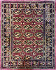 Power loom Traditional Wool Rug 100 x 81 cm (3.28 x 2.66 ft)