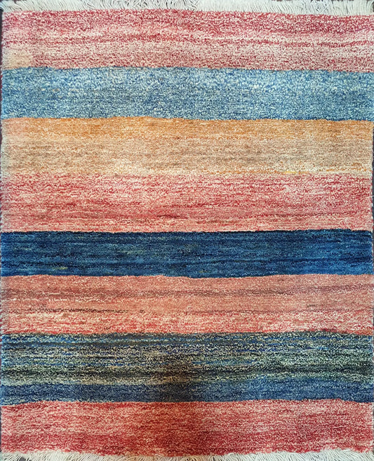 Persian Gabbeh Wool Rug 106 x 126 cm (5.25 x 3.35 ft)