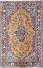 Turkish Karz Tribal Wool Rug 154 x 95 cm (5.05 x 3.12 ft)