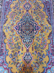 Turkish Karz Tribal Wool Rug 154 x 95 cm (5.05 x 3.12 ft)