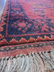 Afghan Khan Tribal Rug 135 x 83 cm (4.43 x 2.72 ft)