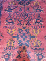 Afghan Khan Tribal Rug 135 x 83 cm (4.43 x 2.72 ft)