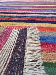 Gabbeh Qashqai Tribal Wool Rug 146 x 100 cm (4.79 x 3.28 ft)