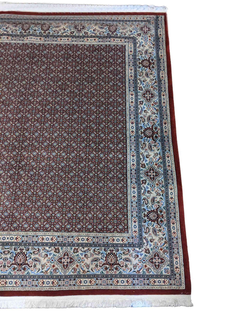 203 x 226 cm Mashad Mood Geometric Brown Rug - Rugmaster