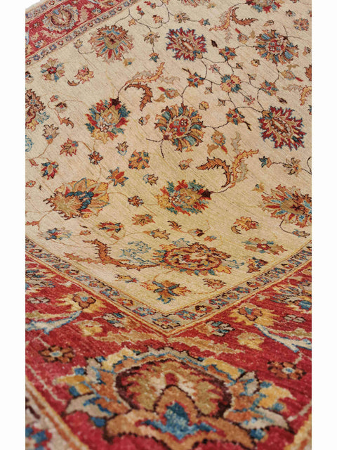 203 x 294 cm Ziegler Antique Brown Rug - Rugmaster