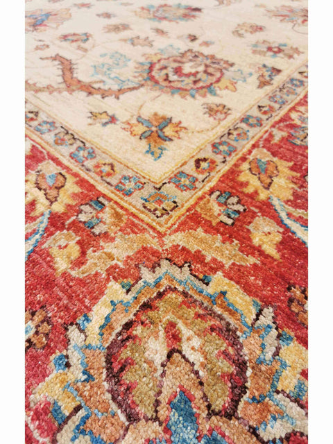 203 x 294 cm Ziegler Antique Brown Rug - Rugmaster