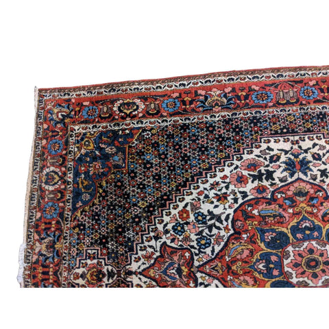205 x 145 cm Bakhtiar Traditional Red Rug - Rugmaster