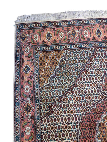 205 x 150 cm Tabriz Traditional White Rug - Rugmaster