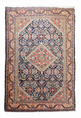 206 x 133 cm Old Malayer Traditional Brown Rug - Rugoutlet