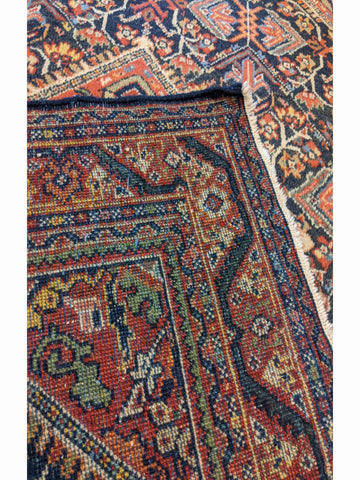 206 x 133 cm Old Malayer Traditional Brown Rug - Rugoutlet