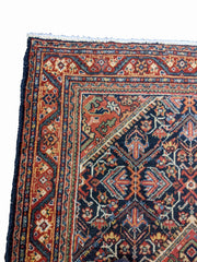 206 x 133 cm Old Malayer Traditional Brown Rug - Rugoutlet