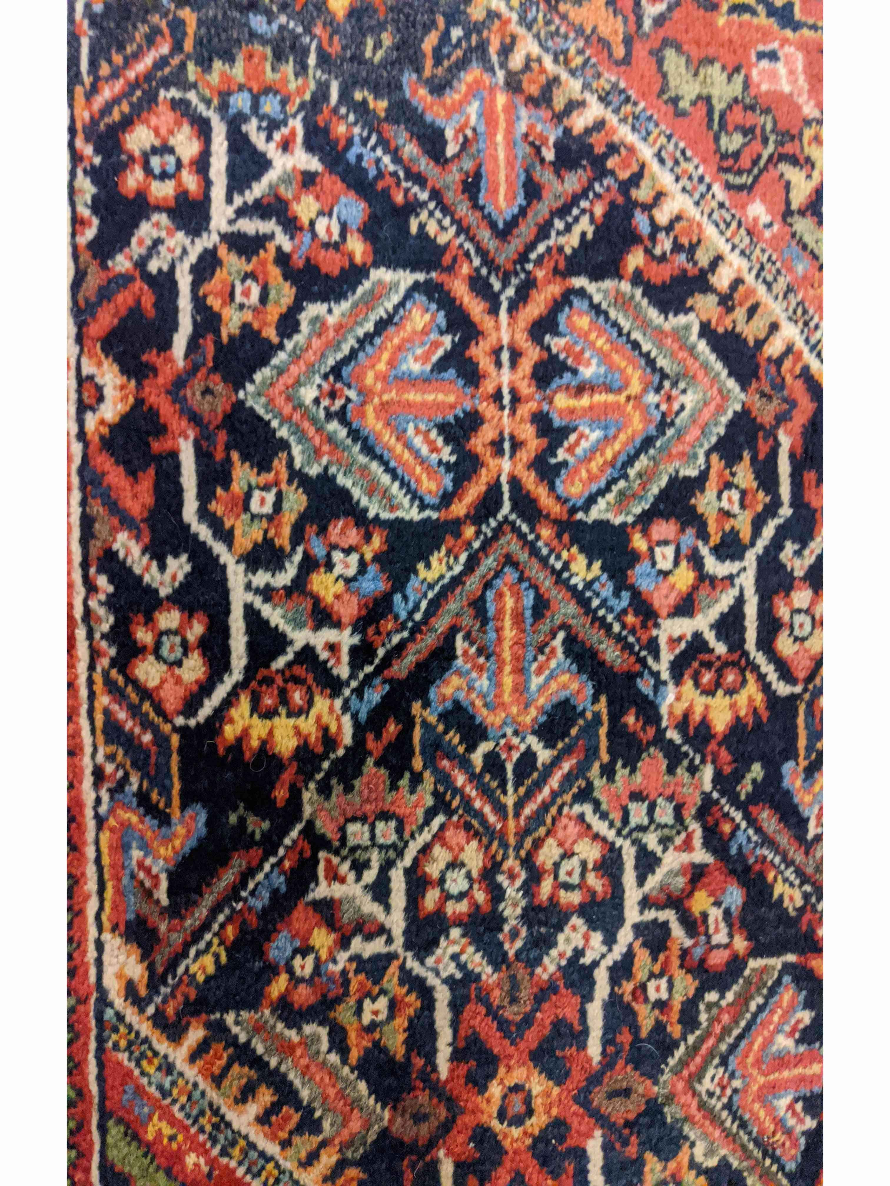 206 x 133 cm old malayer Traditional Brown Rug - Rugmaster