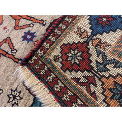 207 x 105 cm Qashqai Tribal Grey Rug - Rugoutlet