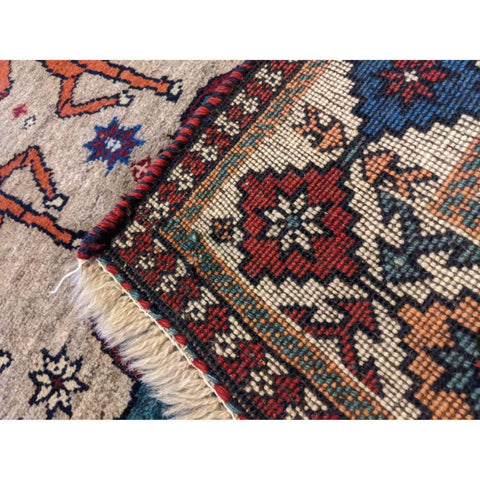207 x 105 cm Qashqai Tribal Grey Rug - Rugmaster