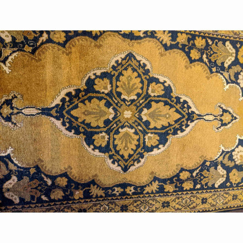 207 x 124 cm Afghan Gold Tribal Gold Rug - Rugoutlet