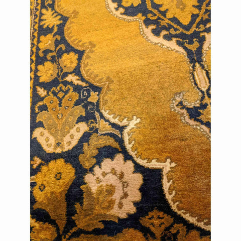 207 x 124 cm Afghan Gold Tribal Gold Rug - Rugoutlet