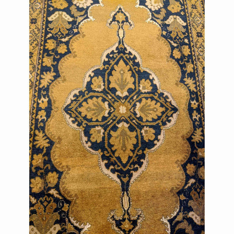 207 x 124 cm Afghan Gold Tribal Gold Rug - Rugoutlet