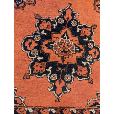 207 x 125 cm Khan Mohammadi Traditional Orange Rug - Rugoutlet