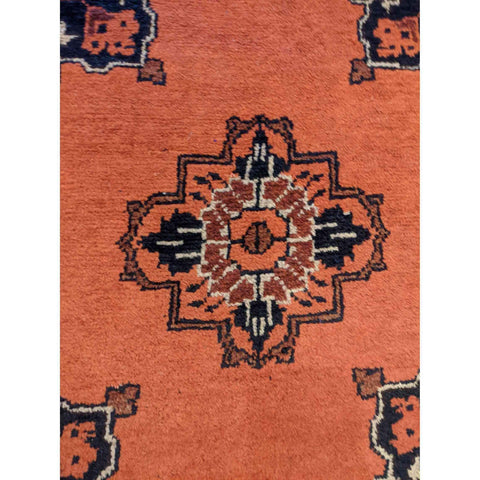 207 x 125 cm Khan Mohammadi Traditional Orange Rug - Rugoutlet