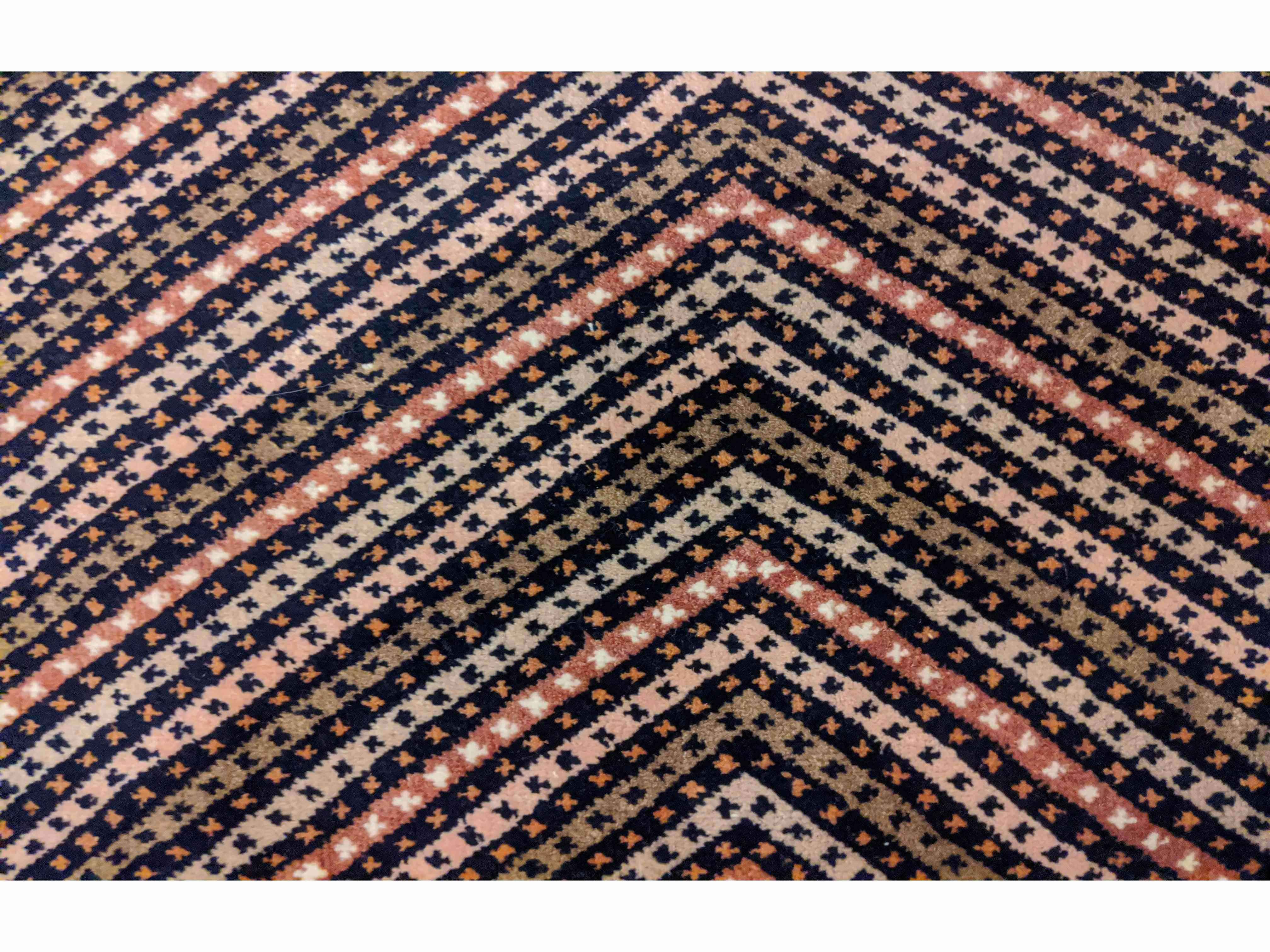 207 x 126 cm Nomadic Afghan Tribal Brown Rug - Rugmaster