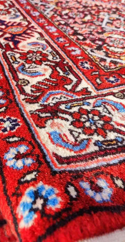 207 x 154 cm Persian Bidjar Antique Red Rug - Rugoutlet