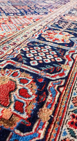 207 x 154 cm Persian Bidjar Antique Red Rug - Rugoutlet