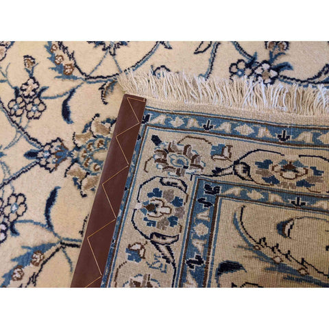 208 x 148 cm Silk Wool Traditional White Rug - Rugoutlet