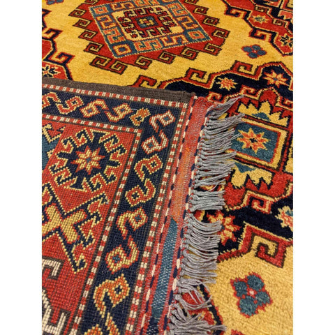 208 x 161 cm Kazak Yellow Rug - Rugoutlet