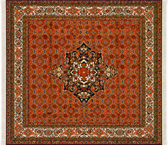 Persian Bidjar Wool Rug 165 x 153 cm (5.41 x 5.02 ft)