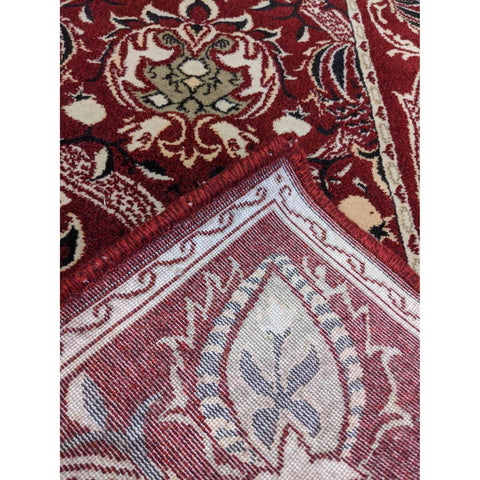 210 x 140 cm power Loom Traditional Magenta Rug - Rugoutlet