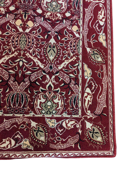 210 x 140 cm power Loom Traditional Magenta Rug - Rugmaster