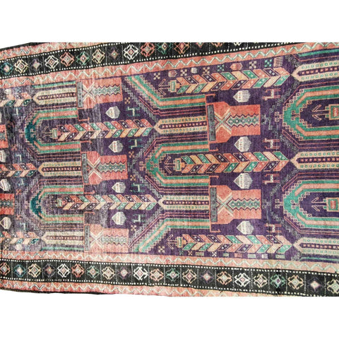 212 x 120 cm Persian Baluch Traditional Violet Rug - Rugmaster