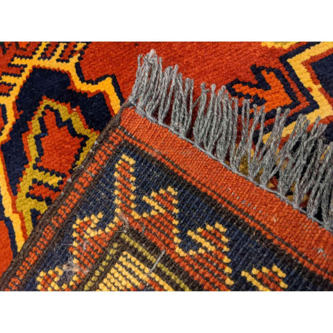 214 x 123 cm natural dye Tribal Yellow Rug - Rugoutlet