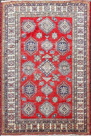 214 x 135 cm Kazak Red Rug - Rugoutlet