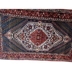 214 x 136 cm Persian Bakhtiar Traditional Red Rug - Rugmaster