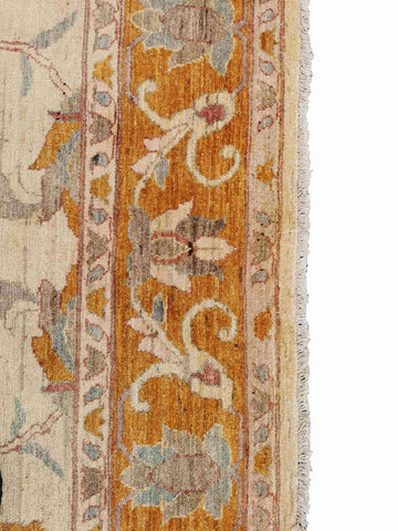 214 x 278 cm Ziegler Antique Brown Rug - Rugmaster