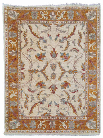 214 x 278 cm Ziegler Antique Brown Rug - Rugmaster