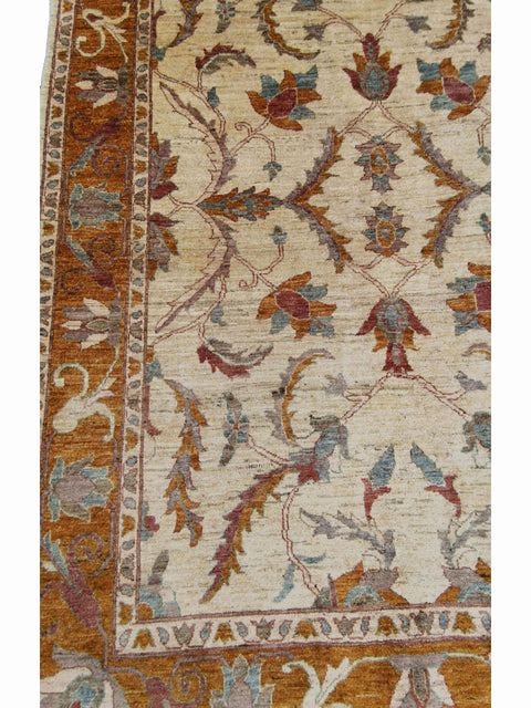 214 x 278 cm Ziegler Antique Brown Rug - Rugmaster
