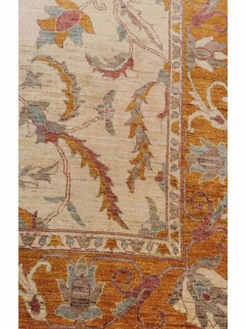 214 x 278 cm Ziegler Antique Brown Rug - Rugmaster