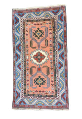 215 x 147 cm Turkish Karz Traditional Orange Rug - Rugmaster