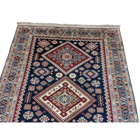 215 x 150 cm Shirvan Tribal Black Rug - Rugoutlet