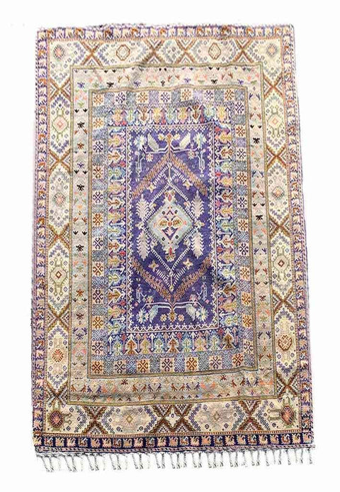 216 x 169 cm Kazak Blue Rug - Rugoutlet