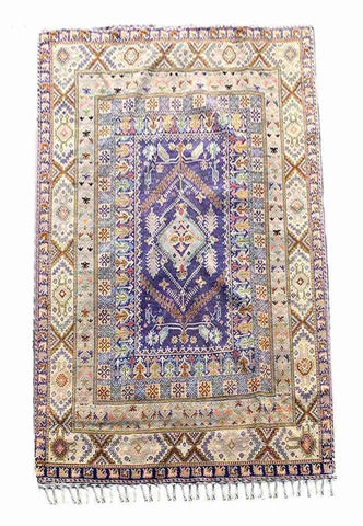 216 x 169 cm Kazak Blue Rug - Rugoutlet