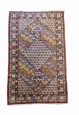 217 x 126 cm Nomadic Tribal Tribal Brown Rug - Rugoutlet